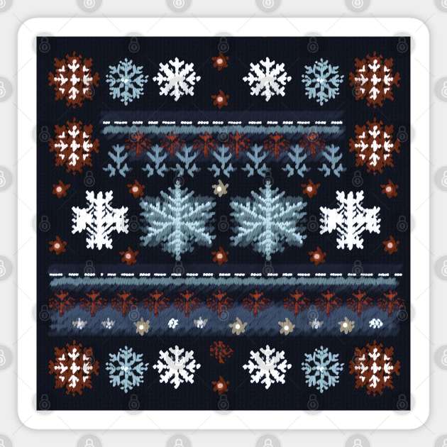 christmas seamless pattern design Sticker by Maverick Media